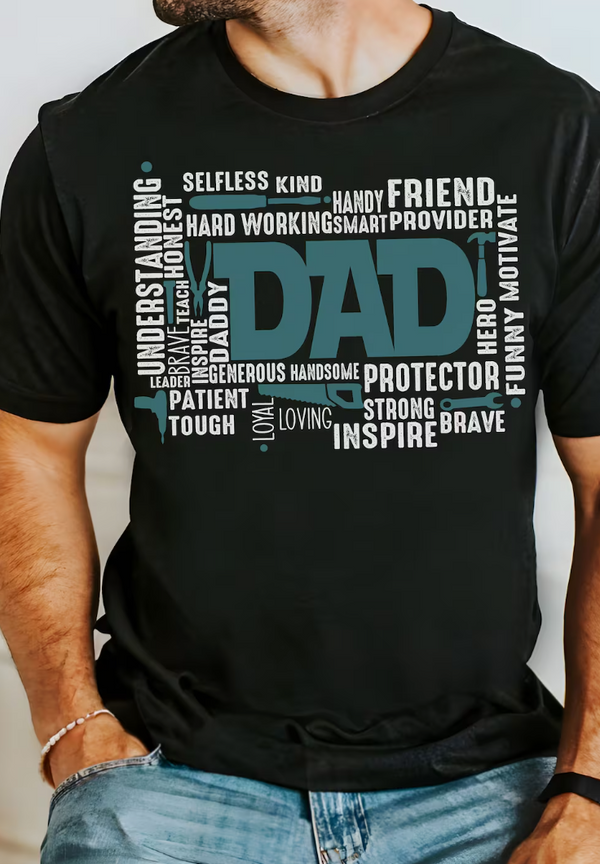 DAD Collage Long Sleeve Crewneck/T-Shirt