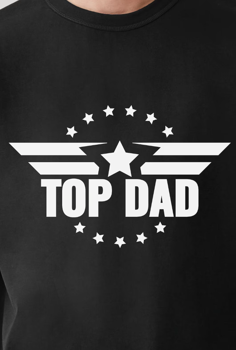 Top Dad Long Sleeve Crewneck/T-Shirt