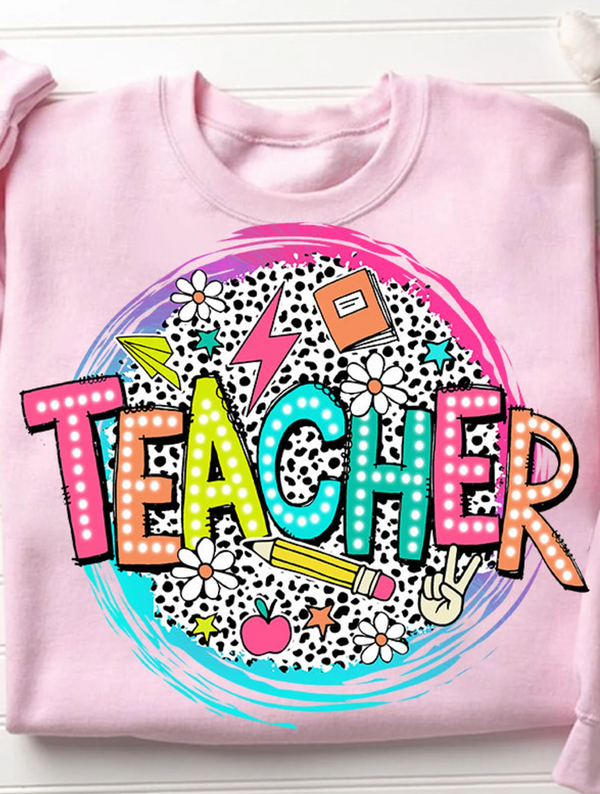 Teacher Long Sleeve Crewneck/T-Shirt