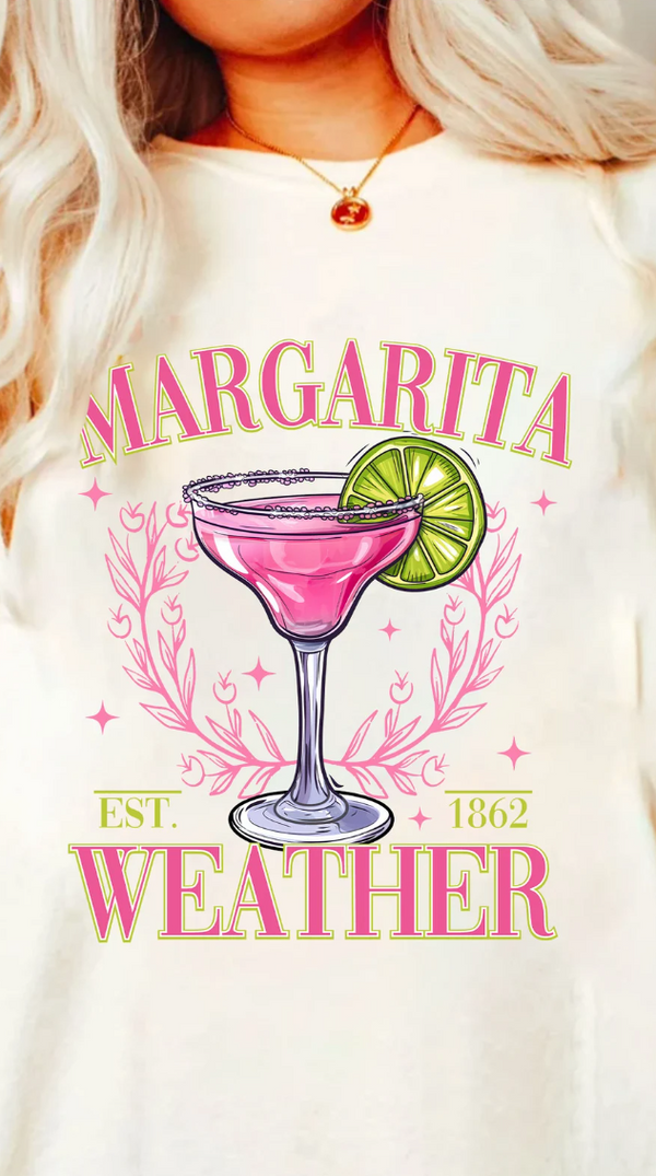 Margarita Weather Long Sleeve Crewneck/T-Shirt