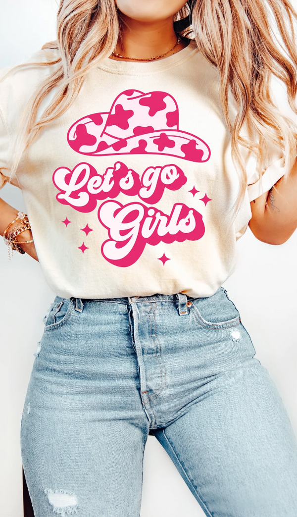 Let's Go Girls Long Sleeve Crewneck/T-Shirt