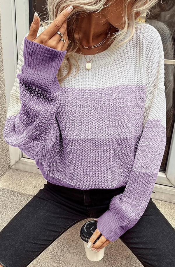 Tori Sweater | Purple