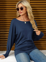 Shelli Off the Shoulder Top | Blue